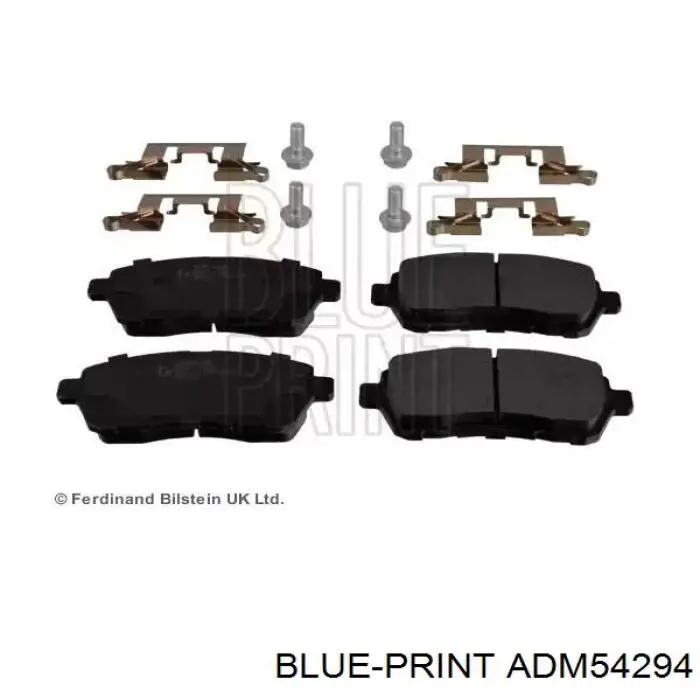 ADM54294 Blue Print колодки тормозные передние дисковые
