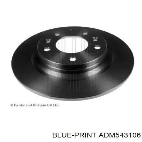 Disco de freno trasero ADM543106 Blue Print