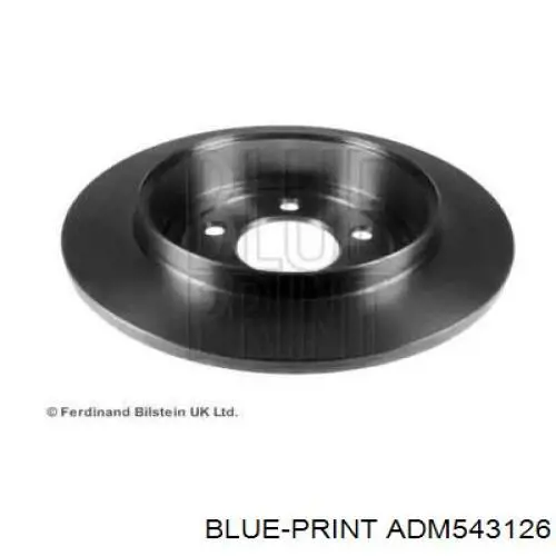 Тормозные диски ADM543126 Blue Print