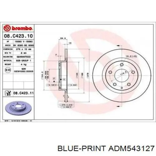 Купить GHT226251A Mazda Диск тормозной задний