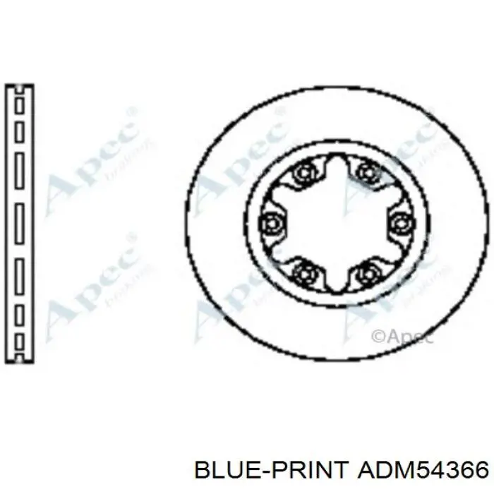 Передние тормозные диски XM341027BA Ford