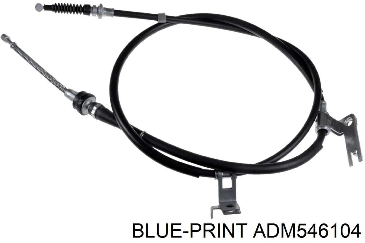 Cable de freno de mano trasero derecho ADM546104 Blue Print