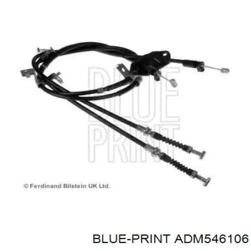 ADM546106 Blue Print Трос ручного тормоза задний правый/левый