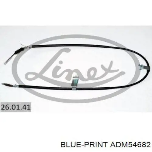 Трос ручного тормоза задний Blue Print ADM54682 цена, от 20.98 USD