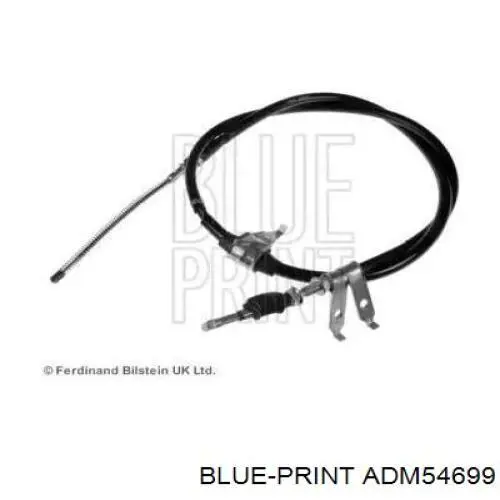 ADM54699 Blue Print Трос ручного тормоза задний, правый