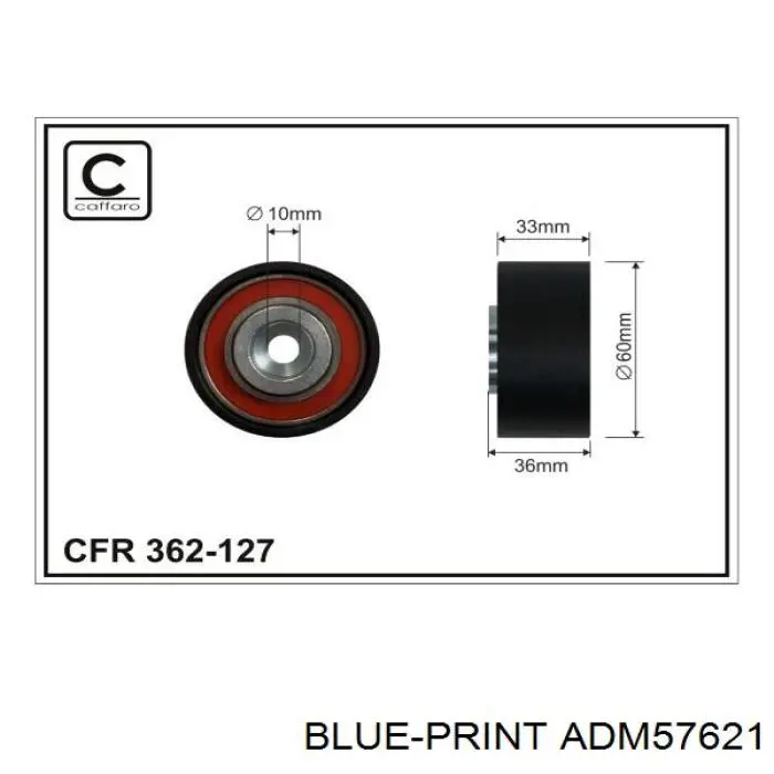 Обводной ролик ремня ГРМ GMB E53021 цена, от 15.19 USD