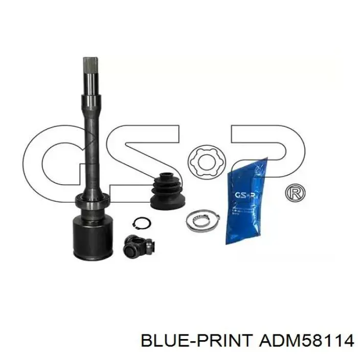 Пыльник шарнира угловых скоростей внутренний передний Blue Print ADM58114 цена, от 6.50 USD