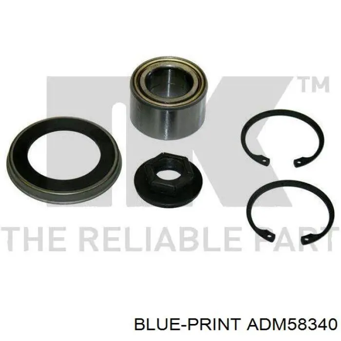 ADM58340 Blue Print Подшипник ступицы задней