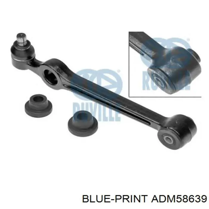 Рычаг передней подвески левый ADM58639 Blue Print