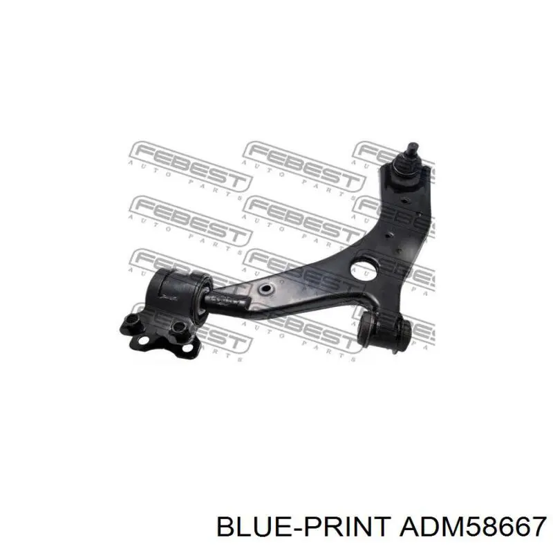 Рычаг передней подвески левый ADM58667 Blue Print