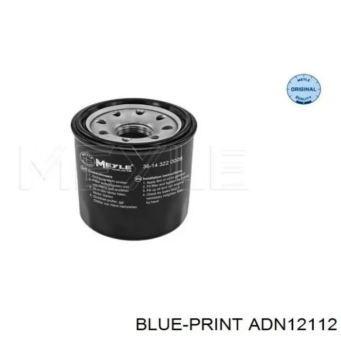 Фільтр масляний ADN12112 Blue Print