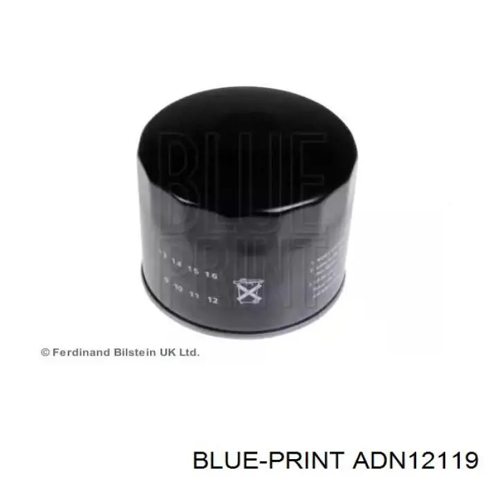 Filtro de aceite ADN12119 Blue Print