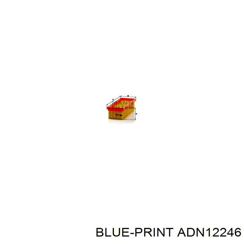 Купить ADN12246 Blue Print Автомобильный фильтр воздуха