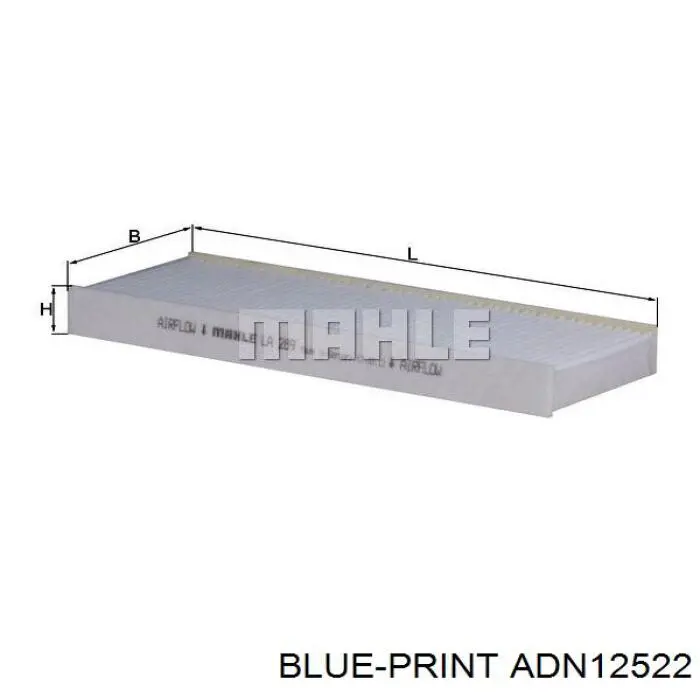 Фильтр салона ADN12522 Blue Print