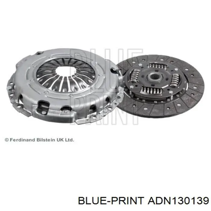 Купить ADN130139 Blue Print Комплект сцепления (диск, корзина, подшипник)