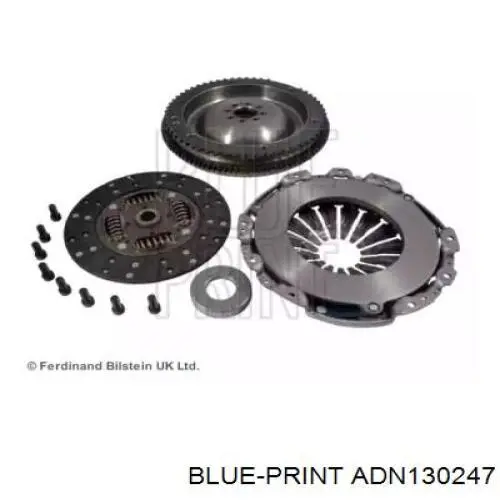 Комплект сцепления (3 части) Blue Print ADN130247 цена, от 529.86 USD