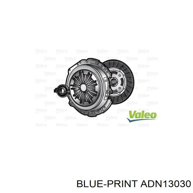 Купить ADN13030 Blue Print Комплект сцепления (диск, корзина, подшипник)