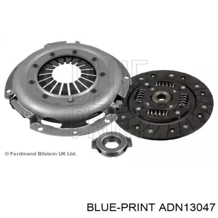 Купить ADN13047 Blue Print Комплект сцепления (диск, корзина, подшипник)