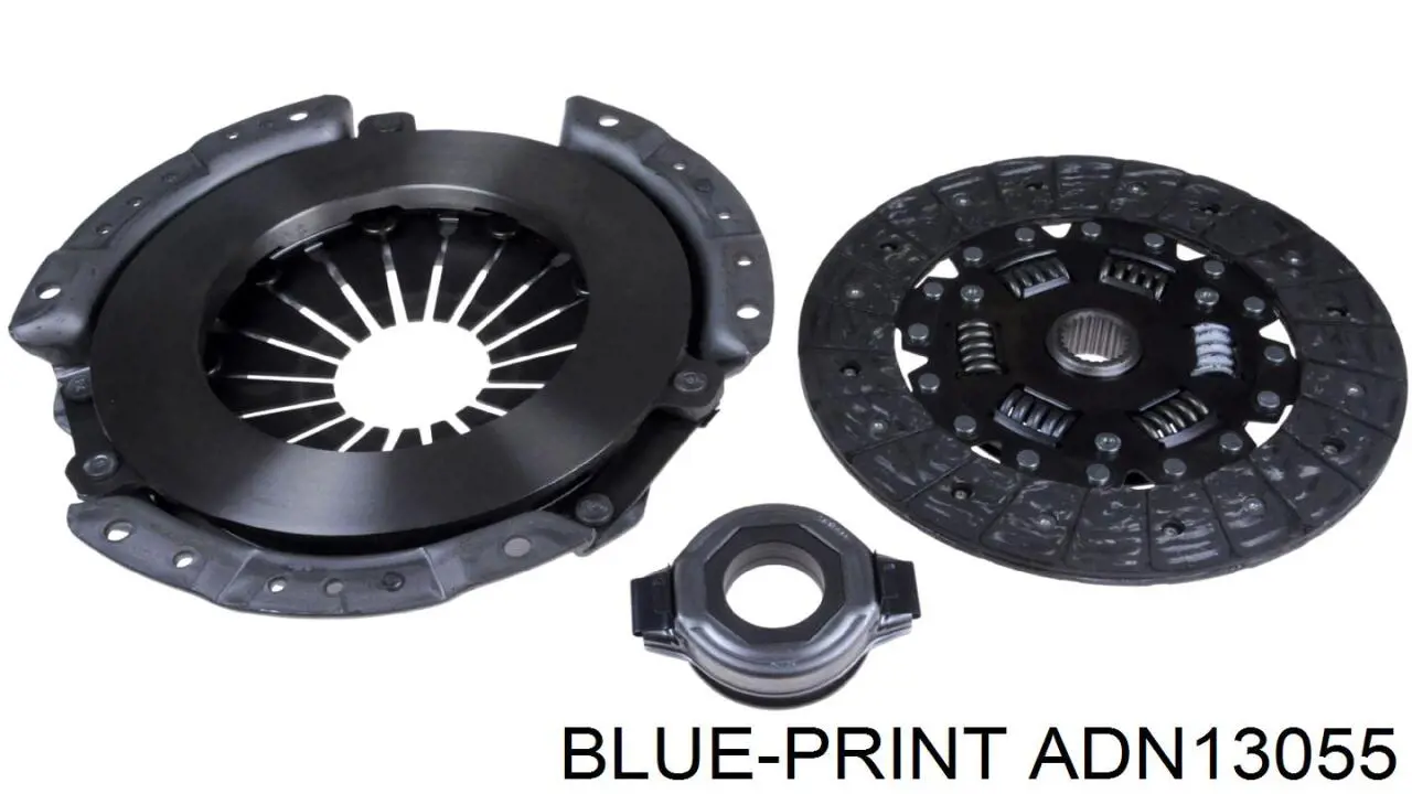 Купить ADN13055 Blue Print Комплект сцепления (диск, корзина, подшипник)