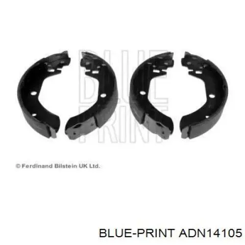 ADN14105 Blue Print колодки тормозные задние барабанные