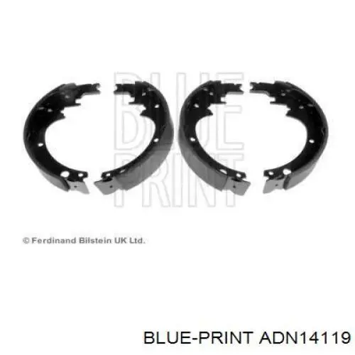 Задние барабанные колодки ADN14119 Blue Print