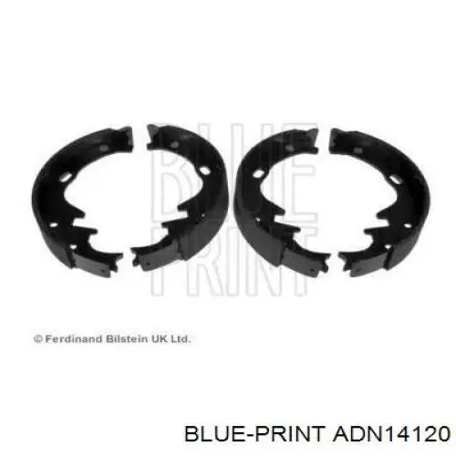 Задние барабанные колодки ADN14120 Blue Print