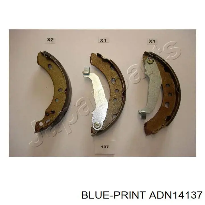 Задние барабанные колодки ADN14137 Blue Print