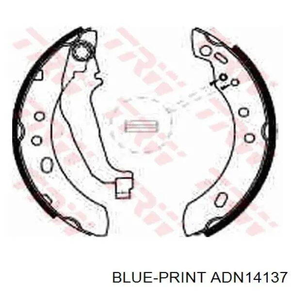 Задние барабанные колодки C01043 ABE