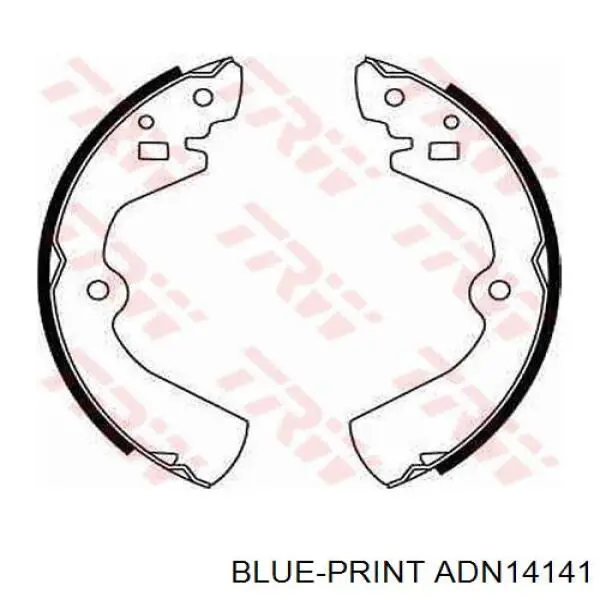 Колодки гальмові задні, барабанні ADN14141 Blue Print