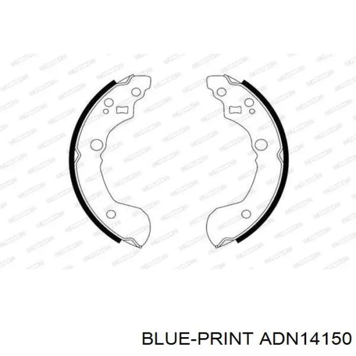 Купить D40608M126 Nissan/Infiniti Задние барабанные тормозные колодки