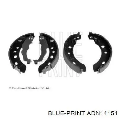 Задние барабанные колодки ADN14151 Blue Print