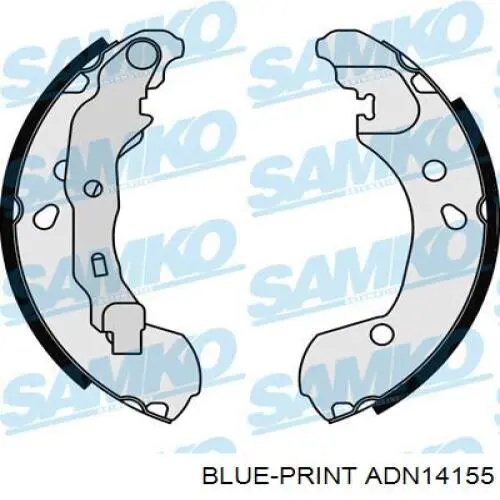 Тормоза рабочие задние ножные и тормозные барабаны Blue Print ADN14155 цена, от 22.52 USD