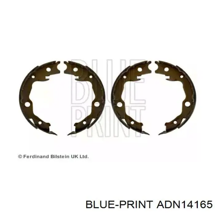 Колодки ручника (стояночного тормоза) Blue Print ADN14165