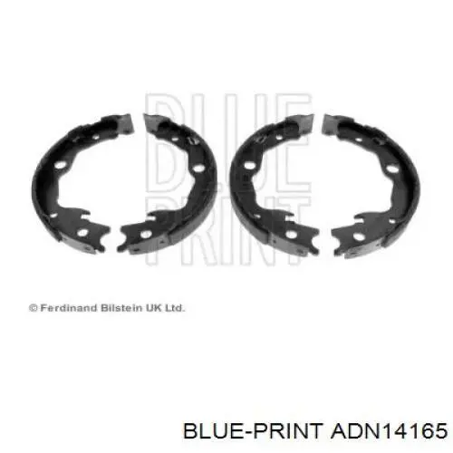 Juego de zapatas de frenos, freno de estacionamiento ADN14165 Blue Print