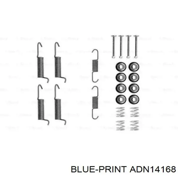 Колодки стояночного тормоза Blue Print ADN14168