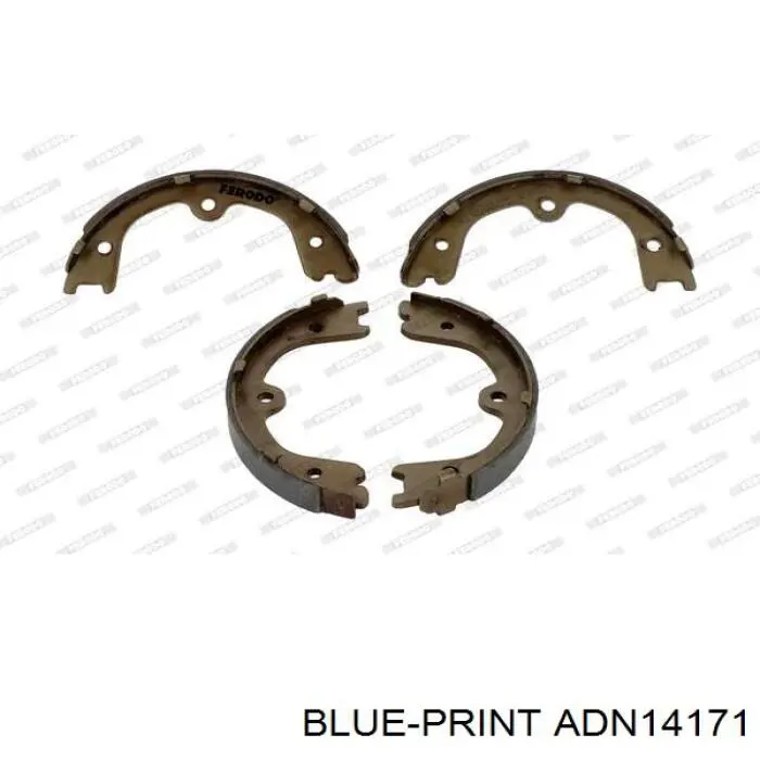 Тормозные колодки стояночного тормоза Blue Print ADN14171 цена, от 26.93 USD