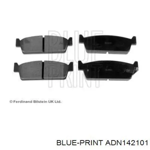 Задние тормозные колодки ADN142101 Blue Print