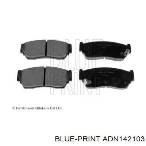 Передние тормозные колодки ADN142103 Blue Print