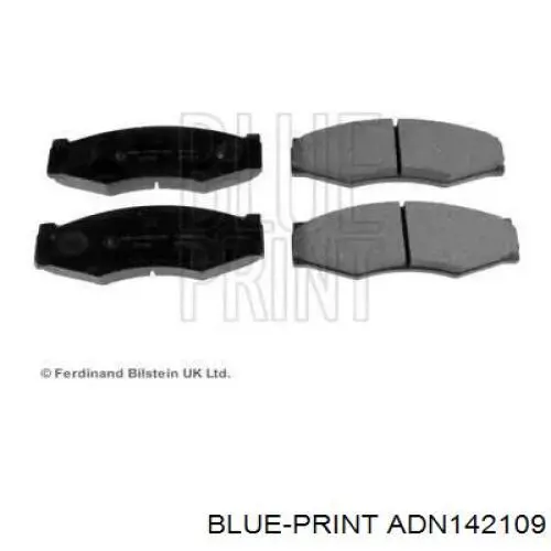 ADN142109 Blue Print колодки тормозные передние дисковые
