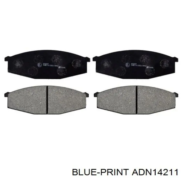 Pastillas de freno delanteras ADN14211 Blue Print