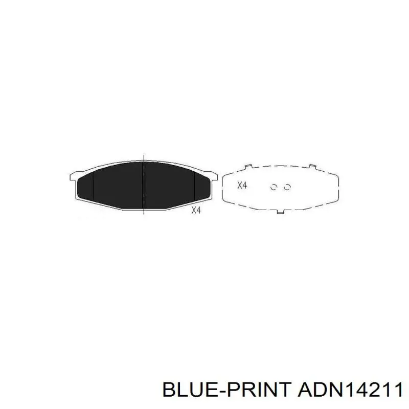 Передние тормозные колодки LP0373 Delphi