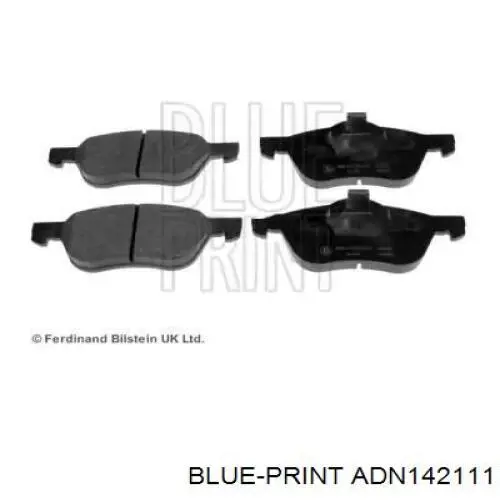 Передние тормозные колодки ADN142111 Blue Print