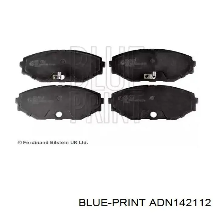 Pastillas de freno delanteras ADN142112 Blue Print