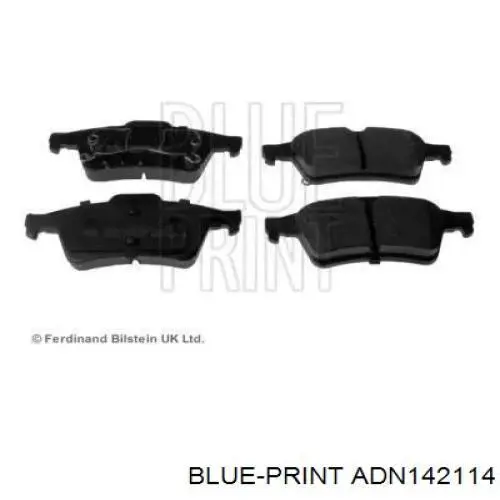 Задние дисковые колодки Blue Print ADN142114