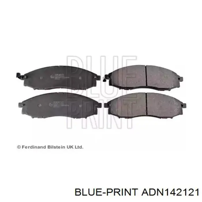 ADN142121 Blue Print передние тормозные колодки