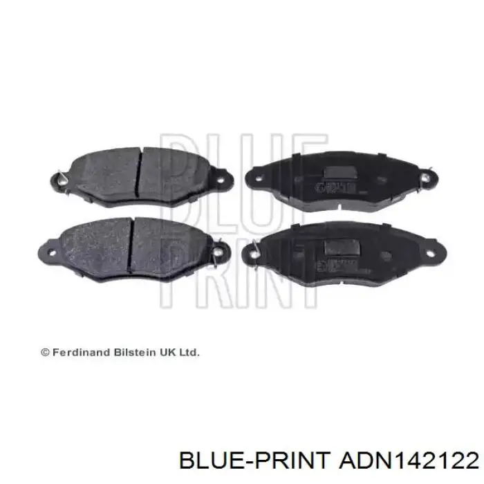 Передние тормозные колодки ADN142122 Blue Print