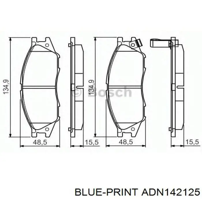 D10606N091 Nissan/Infiniti Колодки передние