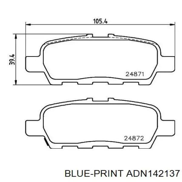 440000027R Renault (RVI) Колодки тормозные дисковые комплект