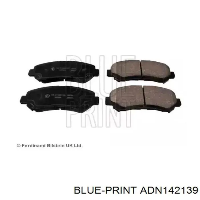 Передние тормозные колодки ADN142139 Blue Print