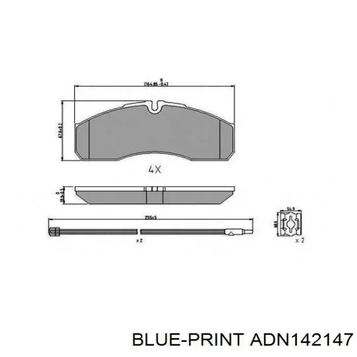 Тормозные колодки Delphi LP3541